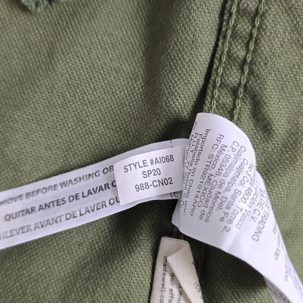 Madewell Dispatch Jacket In Desert Olive Green - Picture 11 of 14